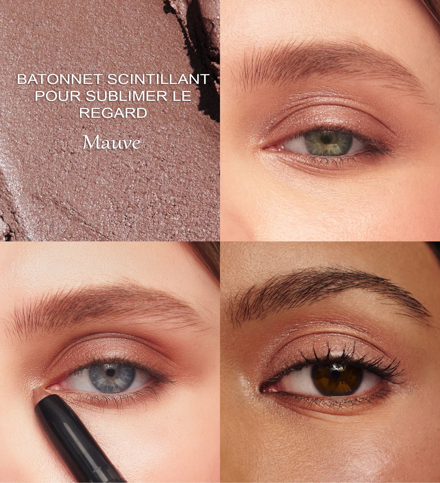 Stick scintillant perfecteur de regard Mauve