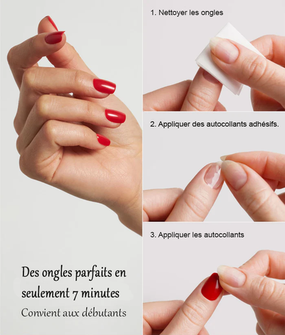 Ongles en gel souple à presser
